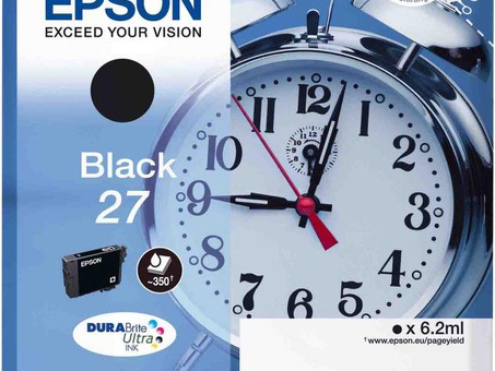 Картридж Epson DURABrite Ultra T2701 Singlepack ( black ), 6,2 мл (C13T27014022, C13T27014020) (C13T27014022)