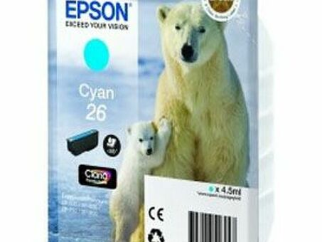 Картридж Epson Claria Premium Ink 26 Singlepack (cyan) (C13T26124012, C13T26124010) (C13T26124012)