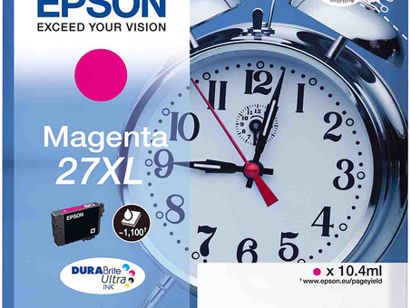 Картридж Epson DURABrite Ultra T2713 Singlepack ( magenta ), 10,4 мл (C13T27134022, C13T27134020) (C13T27134022)