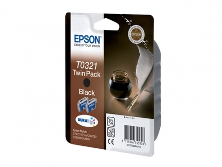 Картридж Epson T0321 комплект ( black ) 2шт (C13T03214210)