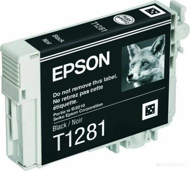 Картридж Epson T1281 ( black ) 5,9 мл (C13T12814021)