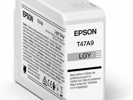 Картридж Epson UltraChrome Pro 10 Ink T47A9 (light gray), 50 мл (C13T47A900)