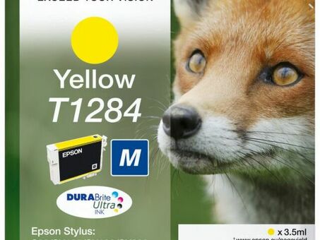 Картридж Epson T1284 ( yellow )3,5 мл (C13T12844021)