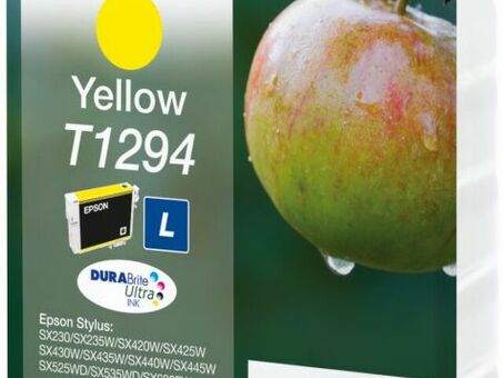 Картридж Epson T1294 ( yellow ) 7 мл (C13T12944021)