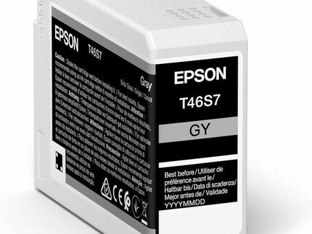 Картридж Epson UltraChrome Pro 10 Ink T46S7 (gray), 25 мл (C13T46S700)