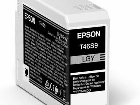 Картридж Epson UltraChrome Pro 10 Ink T46S9 (light gray), 25 мл (C13T46S900)