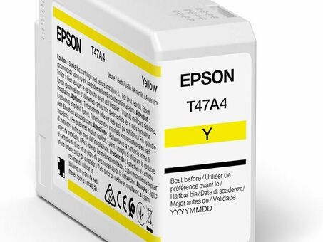Картридж Epson UltraChrome Pro 10 Ink T47A4 ( yellow ), 50 мл (C13T47A400)