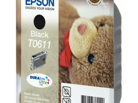 Картридж Epson DURABrite Ultr Ink T0611 (black), 8 мл (C13T06114010)