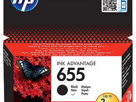 Картридж HP 655 (black), 550 стр (CZ109AE)