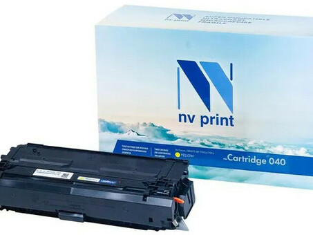 Картридж NVP совместимый NV-040 Yellow для Canon i-SENSYS LBP 710Cx/712Cx (5400k) (NV-040Y)