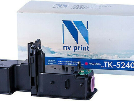 Картридж NVP совместимый NV-TK-5240 Magenta для Kyocera Ecosys P5026cdn/P5026cdw/M5526cdn/M5526cdw (3000k) (NV-TK5240M)