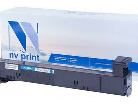 Картридж NVP совместимый NV-CF311A Cyan для HP Color LaserJet M855dn/ M855x+/ M855xh (31500k) (NV-CF311AC)