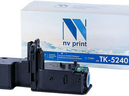 Картридж NVP совместимый NV-TK-5240 Cyan для Kyocera Ecosys P5026cdn/P5026cdw/M5526cdn/M5526cdw (3000k) (NV-TK5240C)