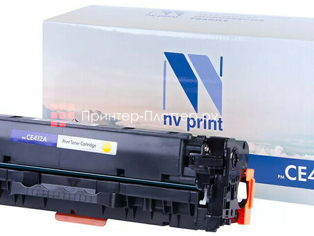 Картридж NVP совместимый NV-CE412A Yellow для HP Color LaserJet 300 MFP M375nw/ 400 MFP M475dn/ 400 MFP M475dw/ 300 M351a/ 400 M451dn/ 400 M451dw/ 400 M451nw (2600k) (NV-CE412AY)