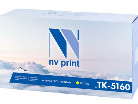 Картридж NVP совместимый NV-TK-5160 Yellow для Kyocera ECOSYS P7040cdn (12000k) (NV-TK5160Y)