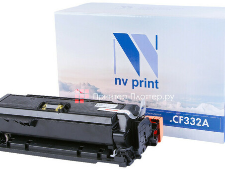 Картридж NVP совместимый NV-CF332A Yellow для HP Color LaserJet M651dn/ M651n/ M651xh (15000k) (NV-CF332AY)