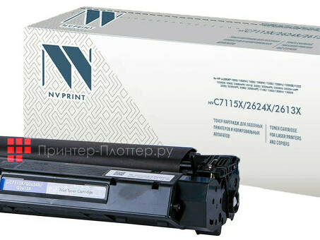 Картридж NVP совместимый NV-C7115X/2624X/2613X для HP LaserJet 1000/ 1000W/ 1005/ 1005W/ 1200/ 1200N/ 1200SE/ 1220/ 1220SE/ 3300/ 3300MFP/ 3310/ 3320/ 3320MFP/ 3320N/ 3320N MFP/ 3330/ 3330MFP/ 3380/ 3380MFP/ 1150/ 1300/1300N/ 1300Xi (3500k) (NV-C7115X/262