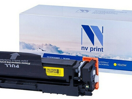 Картридж NVP совместимый NV-CF542X Yellow для HP Color LaserJet Pro M254dw/ M254nw/ M280nw/ M281fdn/ M281fdw (2500k) (NV-CF542XY)