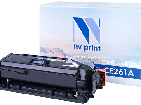 Картридж NVP совместимый NV-CE261A Cyan для HP Color LaserJet CP4025dn/ CP4025n/ CP4525dn/ CP4525n/ CP4525xh (11000k) (NV-CE261AC)