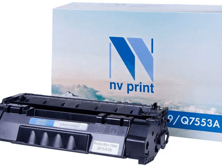 Картридж NVP совместимый NV-Q5949A/Q7553A для HP LaserJet 1320/ 1320N/ 1160/ 1320NW/ 1320TN/ 3390/ 3392/ M2727nf/ M2727nfs/ P2014. P2015/ P2015dn/ P2015n/ P2015x (3000k) (NV-Q5949A/Q7553A)