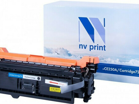 Картридж NVP совместимый NV-CE250A/NV-723 Black универсальные для HP/Canon Color LaserJet CP3525/ CP3525n/ CP3525dn/ CP3525x/ LBP 7750 i-Sensys 7750cd/ 7750Cdn (5000k) (NV-CE250A/723Bk)