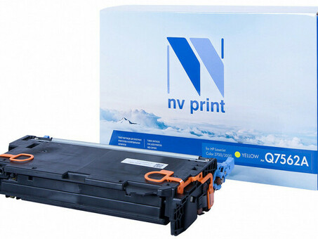 Картридж NVP совместимый NV-Q7562A для HP Color LaserJet 2700/ 2700N/ 3000/ 3000DN/ 3000DTN/ 3000N (3500k) (NV-Q7562AY)