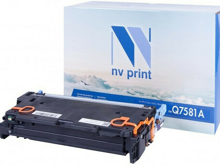 Картридж NVP совместимый NV-Q7581A для HP Color LaserJet CP3505/ CP3800 (6000k) (NV-Q7581AC)