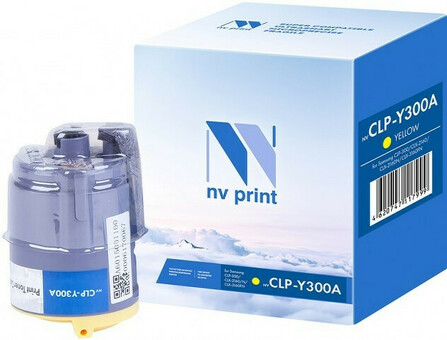 Картридж NVP совместимый NV-CLP-Y300A Yellow для Samsung CLP 300/ 300N/ CLX 2160/ 2160N/ 2160X / 2161K/ 2161KN/ 3130/ 3130N/ 3160/ 3160FN/ 3160N (1000k) (NV-CLPY300AY)