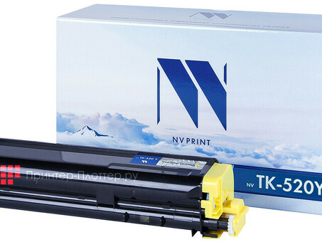 Картридж NVP совместимый NV-TK-520 Yellow для Kyocera FS C5015/ C5015N (4000k) (NV-TK520Y)