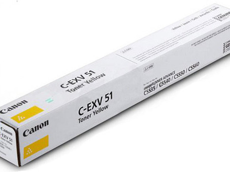 Тонер-картридж Canon Toner C-EXV51L (yellow) (0487C002)