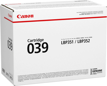 Тонер-картридж Canon Cartridge 039 (black), 11000 стр. (0287C001)