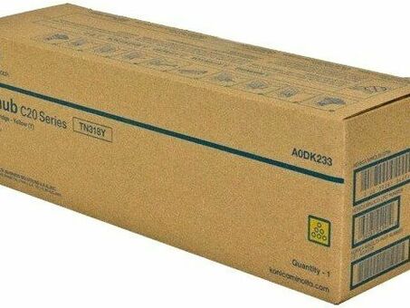 Тонер-картридж Konica Minolta Toner Cartridge TN-318Y (yellow), 8000 стр. (A0DK253)