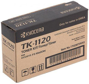 Тонер-картридж Kyocera Toner Kit TK-1120 (black), 3000 стр. (1T02M70NXV)