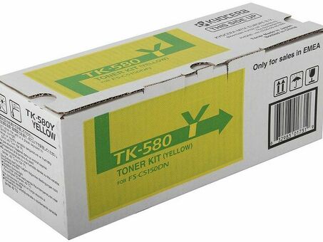 Тонер-картридж Kyocera Toner Kit TK-580Y (yellow), 2800 стр. (1T02KTANL0)