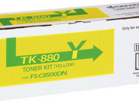 Тонер-картридж Kyocera Toner Kit TK-880Y (yellow), 18000 стр. (1T02KAANL0)