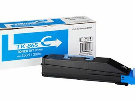 Тонер-картридж Kyocera Toner Kit TK-865C (cyan), 12000 стр. (1T02JZCEU0)