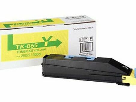 Тонер-картридж Kyocera Toner Kit TK-865Y (yellow), 12000 стр. (1T02JZAEU0)