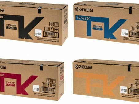 Тонер-картридж Kyocera Toner Kit TK-5270 комплект (C,M,Y,K) 4шт