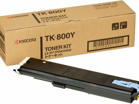 Тонер-картридж Kyocera Toner Kit TK-800Y (yellow), 10000 стр. (370PB3KL)