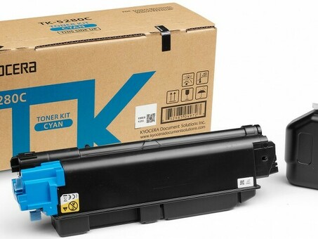 Тонер-картридж Kyocera Toner Kit TK-5280C (cyan), 11000стр. (1T02TWCNL0)