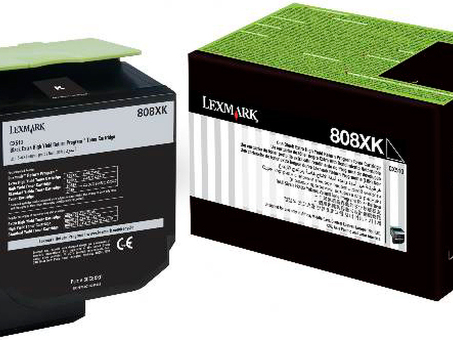 Тонер-картридж Lexmark CX510 (black), 8000 стр. (80C8XK0)