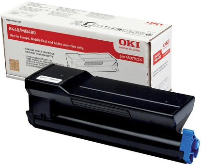 Тонер-картридж OKI TONER-MB480-12K-EU (black) (43979216)