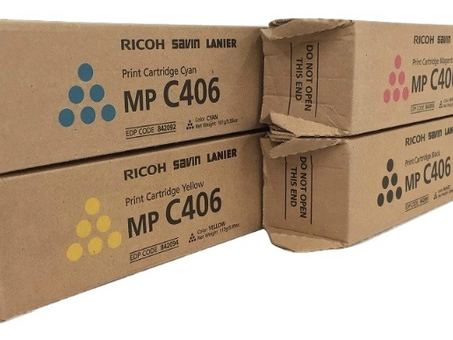 Тонер-картридж Ricoh Print Cartridge MP C406 комплект (C,M,Y,K) 4шт