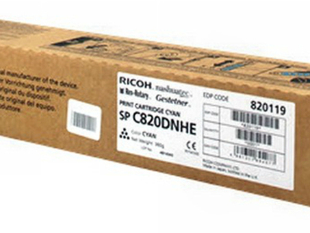 Тонер-картридж Ricoh Toner Cartridge SPC820DNHE (cyan), 15000 стр. (820119)