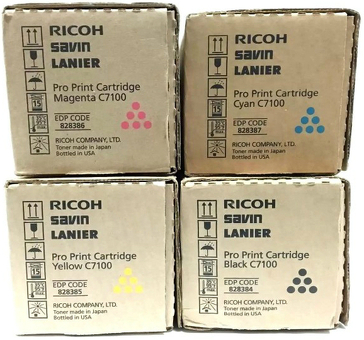 Тонер Ricoh Toner Type C7100 комплект (C,M,Y,K), 4шт