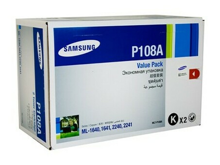 Тонер-картридж Samsung MLT-P108A (двойная упаковка) (MLT-P108A/SEE)