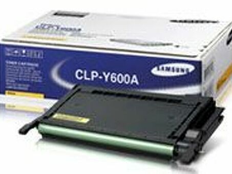 Тонер-картридж Samsung CLP-Y600A (yellow) (CLP-Y600A/SEE)