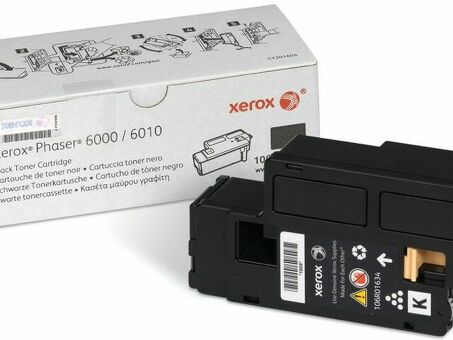 Тонер-картридж Xerox Toner Cartridge Phaser 6000, 6010, WorkCentre 6015 (black), 2000 стр. (106R01634)