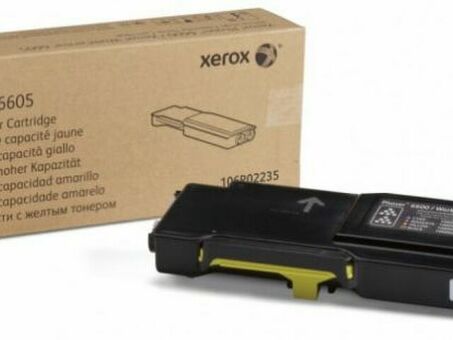 Тонер-картридж Xerox Toner Cartridge Phaser 6600, WorkCentre 6605 (yellow), 6000 стр. (106R02235)