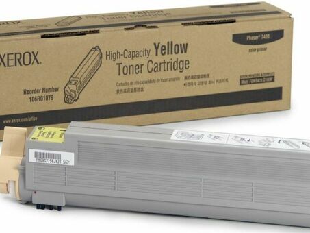 Тонер-картридж Xerox Toner Cartridge Phaser 7400 (yellow), 18000 стр. (106R01079)